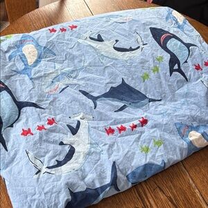 Pottery Barn Kids Shark Duvet cover Twin Size